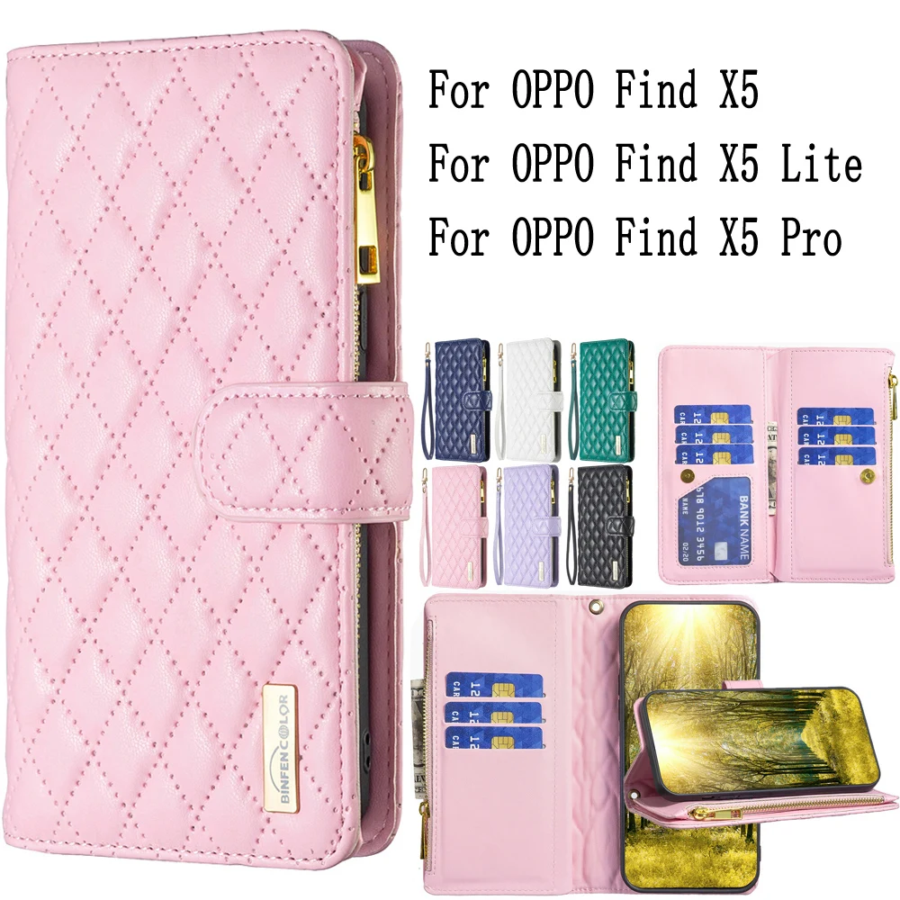 Sunjolly Mobile Phone Cases Covers For Oppo Find X5 Lite Pro Case Cover Coque Flip Wallet For Oppo Find X5 Lite Case