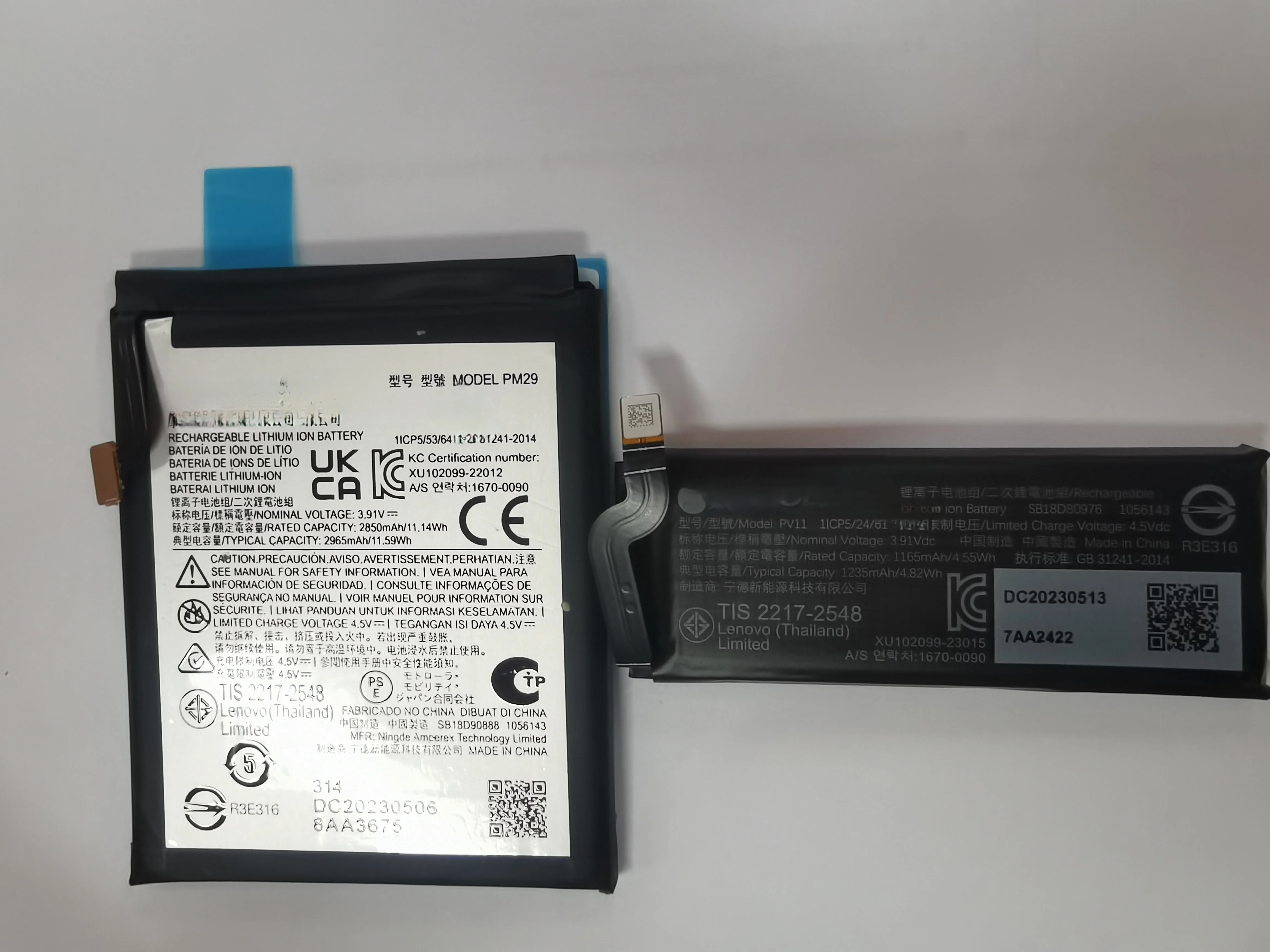 Nuova Batteria Originale Razr 40 Batteria Moto Xt2323-2 Batteria Pm29 Batteria Pv11