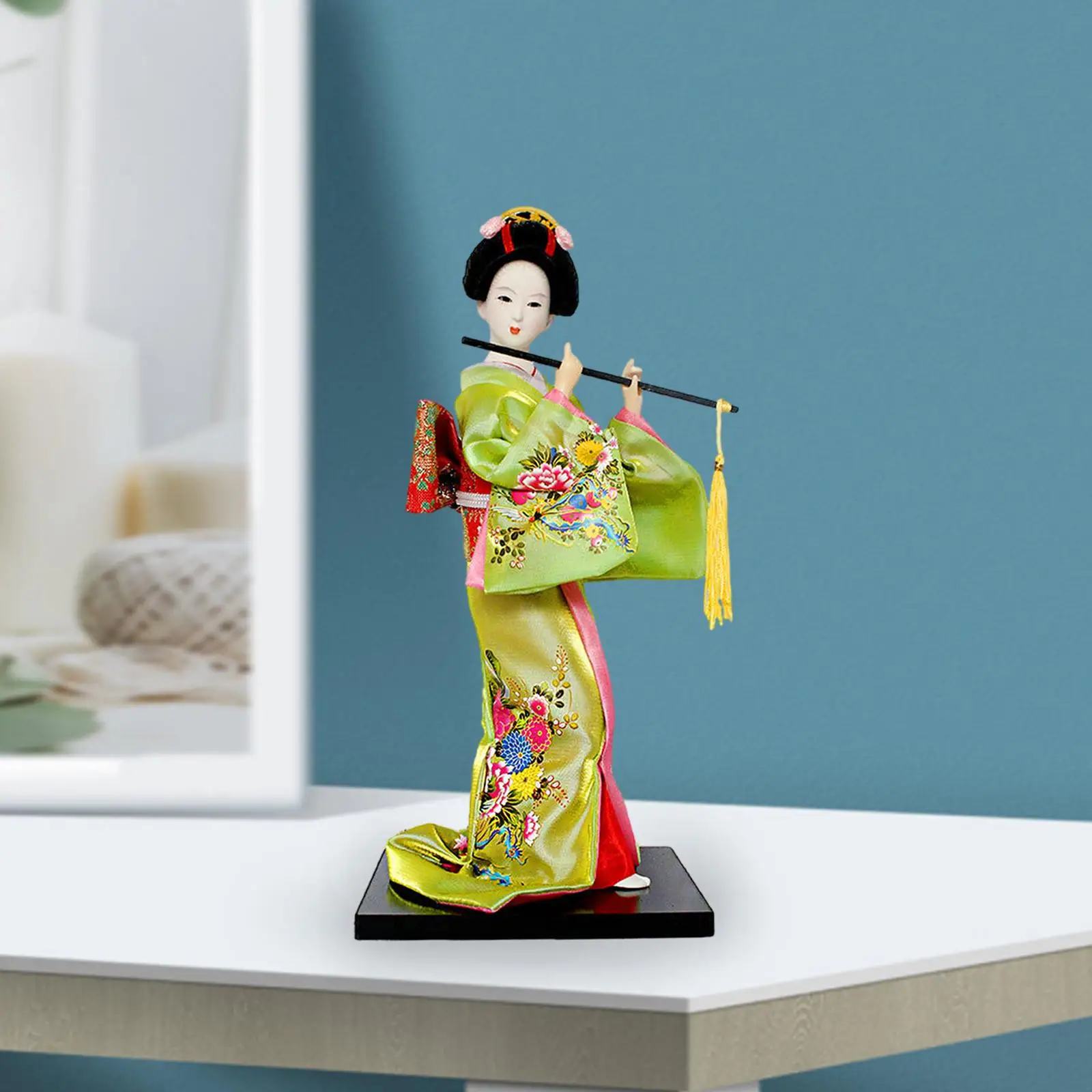 Figurina Di Geisha Kabuki Orientale Antica Giapponese Geisha Per La Casa Del Tavolo Da Scaffale
