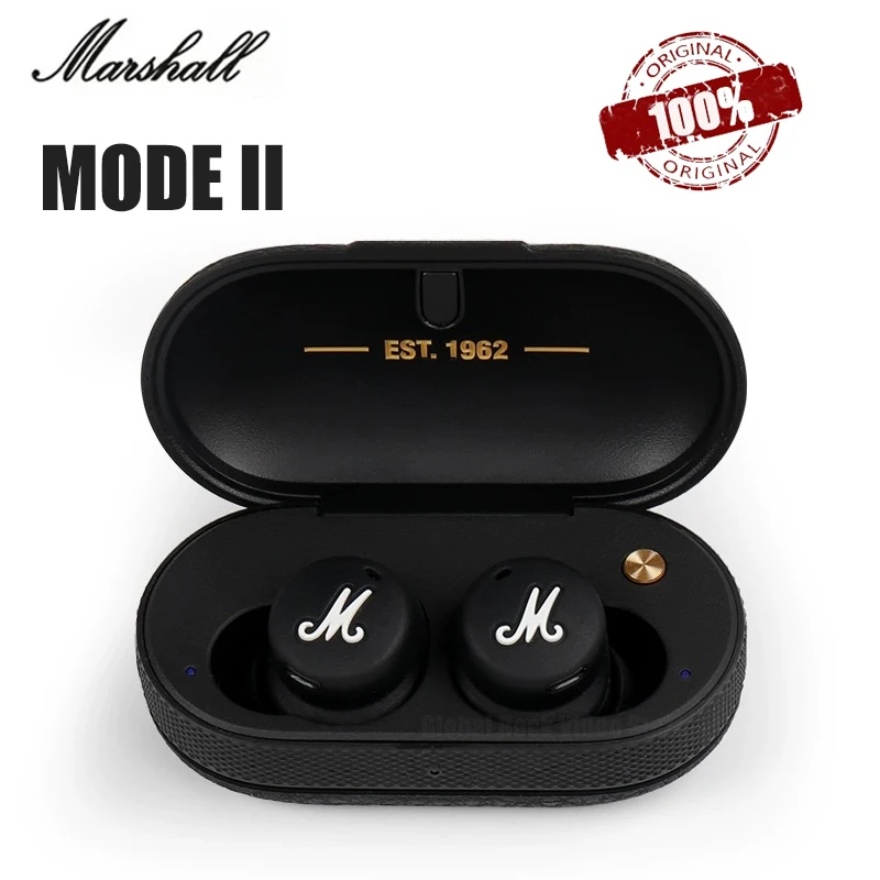 Cuffie Originali Marshall Mode Ii True Wireless Bluetooth 5.1 Auricolari In-Ear Impermeabili Per Giochi Sportivi Con Cancellazione Del Rumore