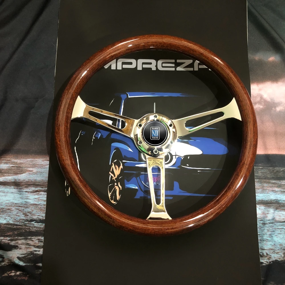 Jdm 15 Pollici Universal Classic Nardi Abs Volante In Legno Racing Wood Nd Volante Volantes Per Toyota Vw Honda Bmw