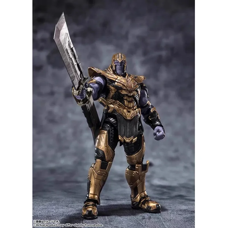 Hot Bandai S.H. Figuards Avengers 4 Endgame Thanos Thanos Infinite Saga Rebirth Version Figure Model Toys Raccogliere Ornamenti Regali