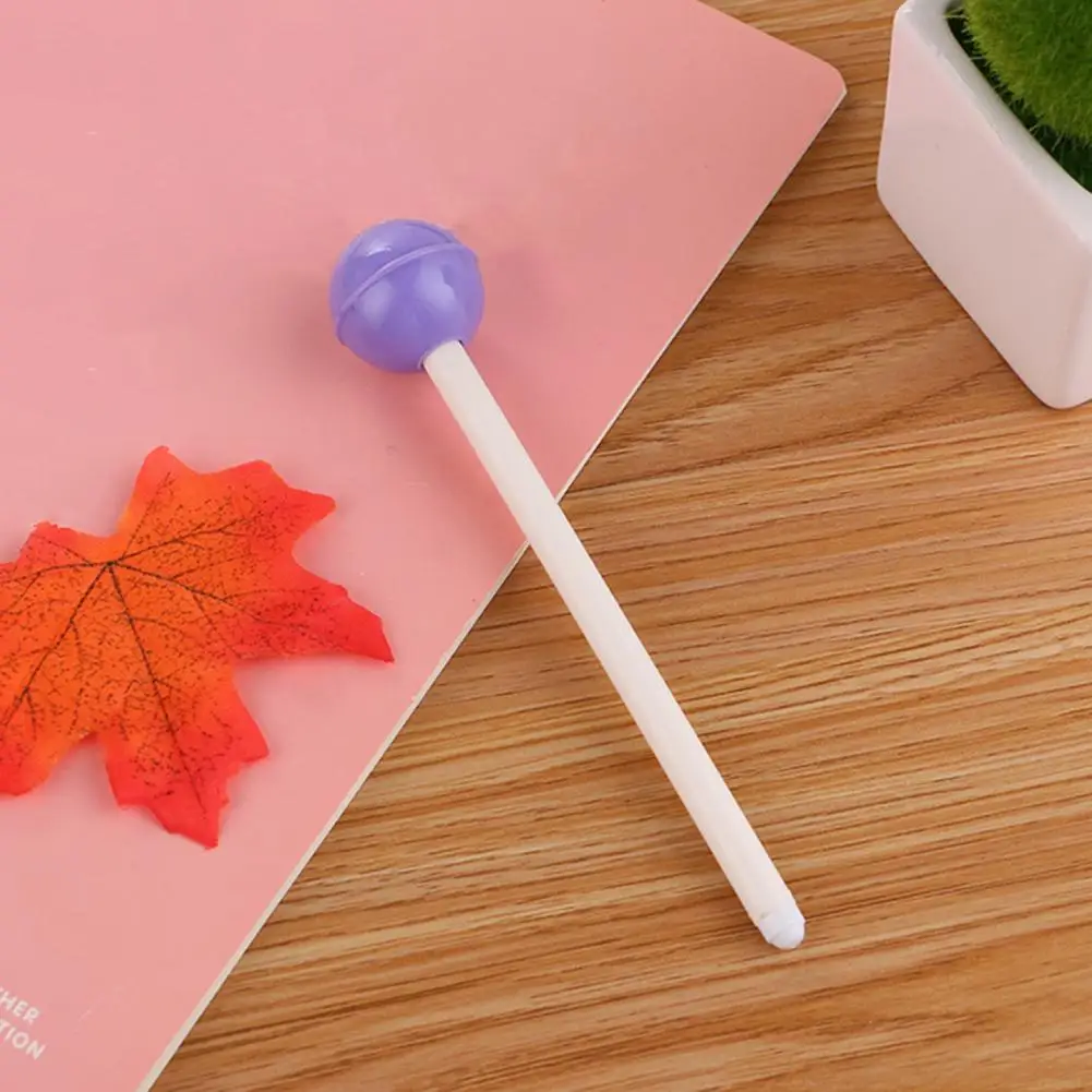 Penna Gel Comoda Impugnatura Penna Gel Per Scrittura Liscia Vibrante Penne Gel Da 0.5Mm Set Forniture Per Scrittura A Inchiostro Lecca-Lecca A Punta F