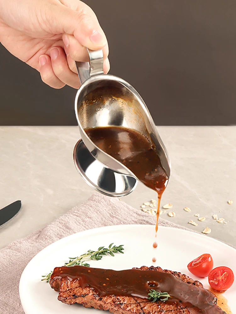 Salsa In Acciaio Inox Barca Cucina Occidentale Bistecca Salsa Tazza Salsa Di Pomodoro Tazza Condimento