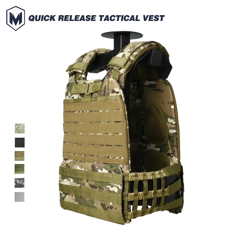 Militare Molle Plate Carrier Vest Outdoor Tactical Vest Caccia Protettivo Regolabile Cs Paintball Equipment Combat Vest