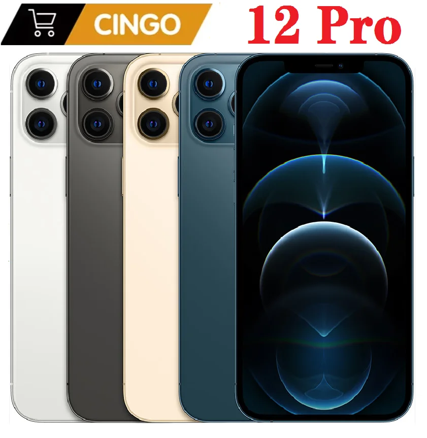 Iphone 12 Pro 5G Lte 6.1 ''6Gb E 128/256Gb Ios Cellulare Iphone 12Pro A14 Telefono Cellulare Bionico 12Mp