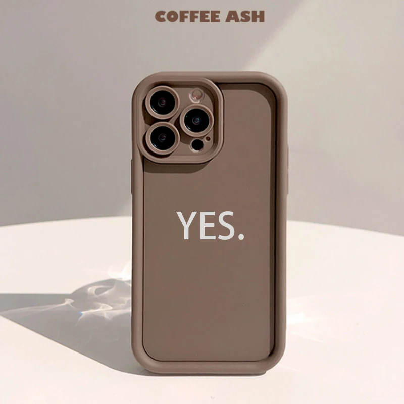 Custodia Morbida Per Iphone, Colori Caramella Carini, Lettera, Sì Ragazza, Iphone 15, 14, 13, 12, 11 Pro Max, X, Moda, Estate