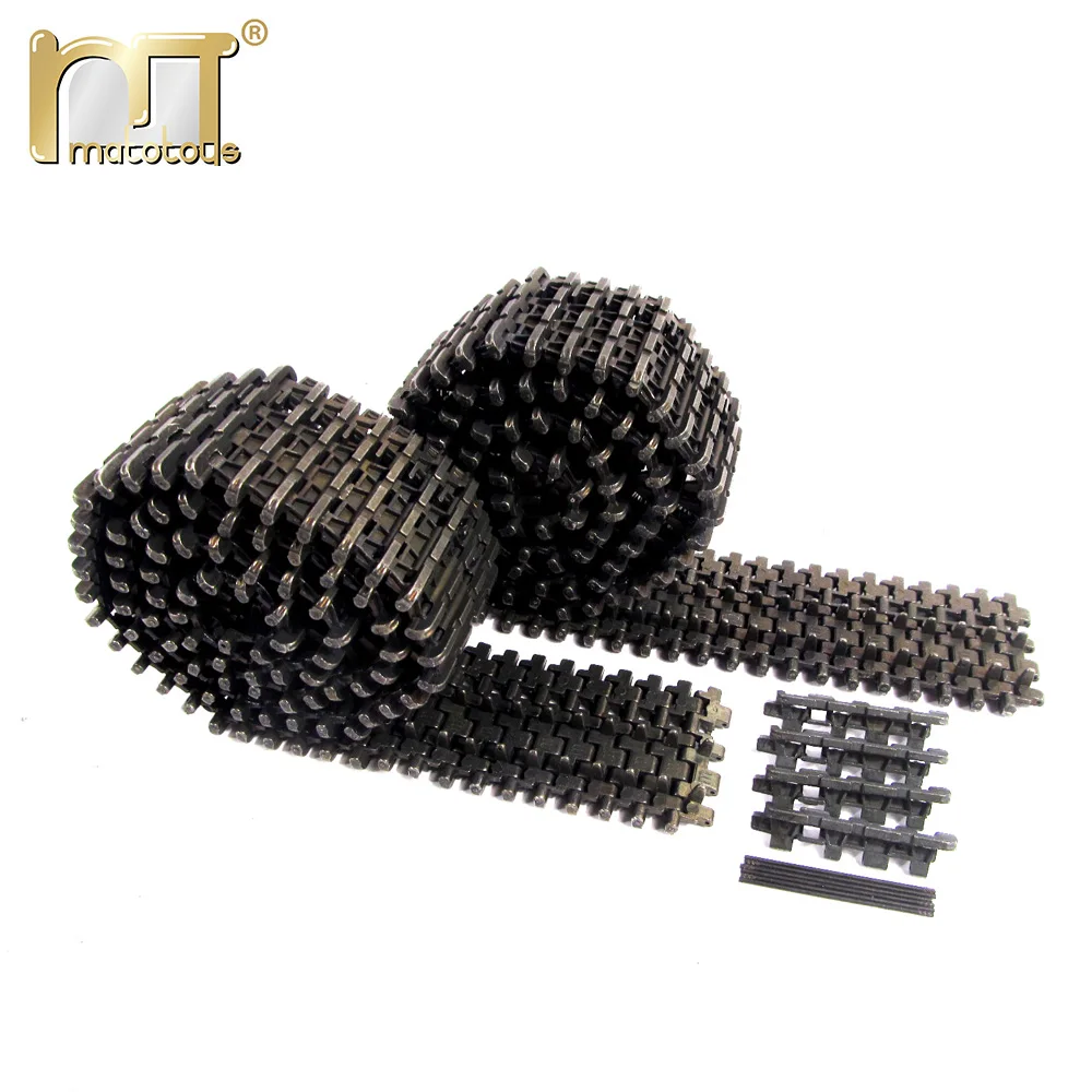 Mato 1:16 German Tiger Remote Control Tank Henglong 3818 Black Early Metal Tracks Parti Di Aggiornamento Del Modello