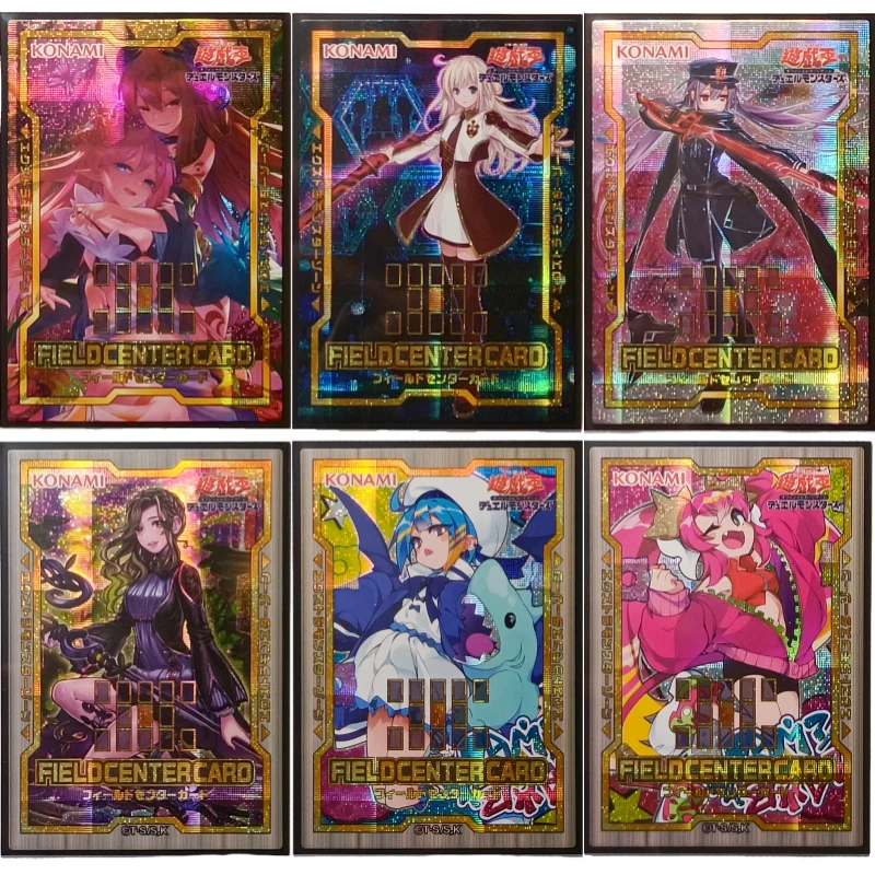 1 Pz/Set Yu Gi Oh Field Center Cards Traptrix Sky Striker Ace Live Twin Anime Game Collection Prismatic Secret Rare Flash Cards