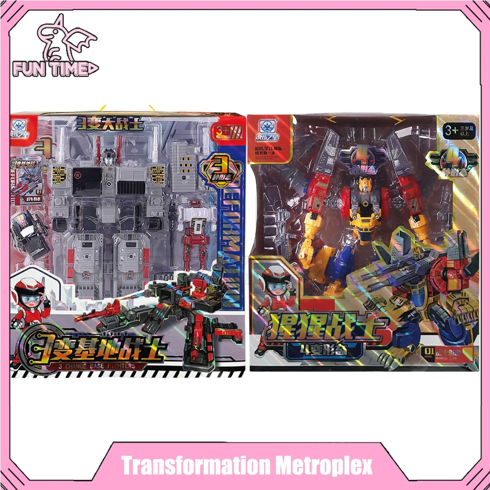 Trasformazione Metroplex Figure Toys G1 Metroplex Action Figurine Guardian Kt Version Scatola Da Collezione Giocattolo Statua Decor Model