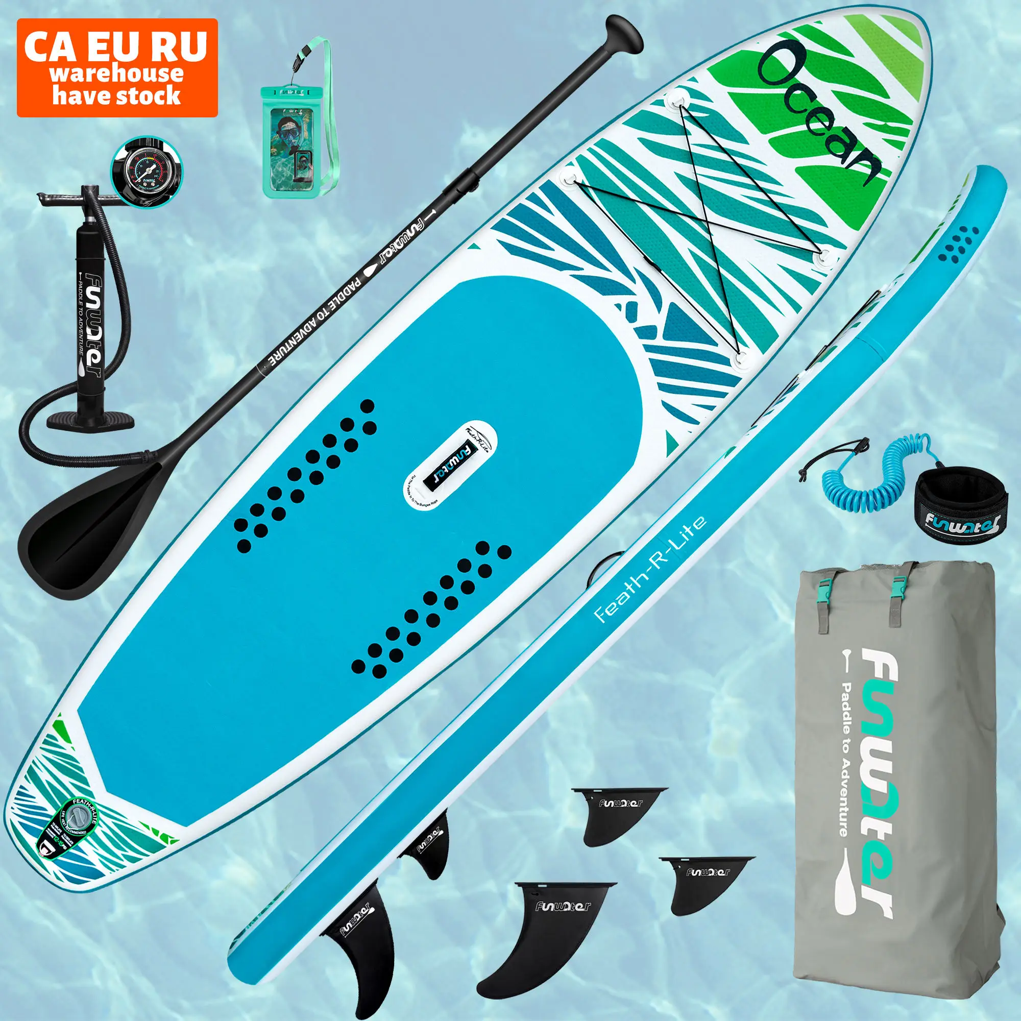 Funwater Sup Paddle Board 10.6Ft Padel Surf Tavola Da Surf Sup Stand Up Paddle Board Paddleboard All'Ingrosso Sub Sap Board