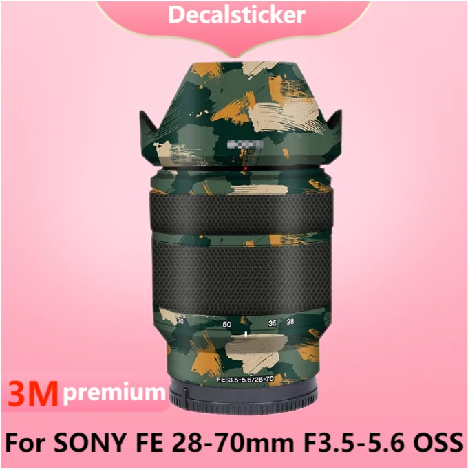 Per Sony Fe 28-70Mm F3.5-5.6 Oss Lens Sticker Pellicola Protettiva Per Decalcomania Della Pelle Pellicola Protettiva Antigraffio 28-70 Fe2870 Sel2870