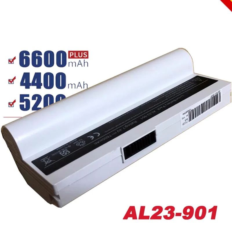 Batteria Del Computer Portatile Al23-901 Ap23-901 Ap22-1000 Per Asus Eee Pc 1000 1000H 1000Ha 1000Hd 1000He 1000Hg 901 904Hd Bianco