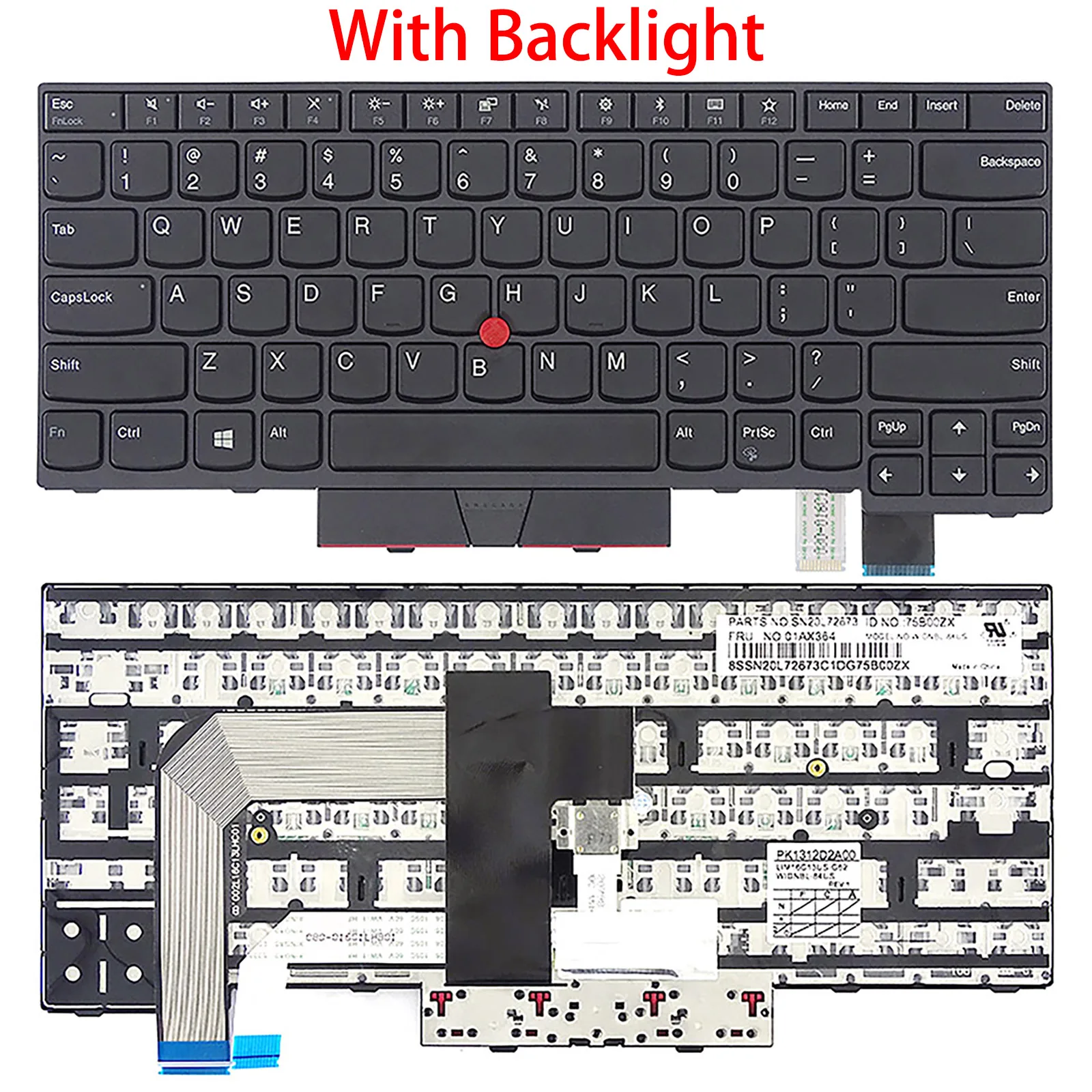 Tastiera Retroilluminata Nuova E Originale Lenovo Thinkpad T470 T480 Tastiera A475 A485 Notebook 01 Ax364