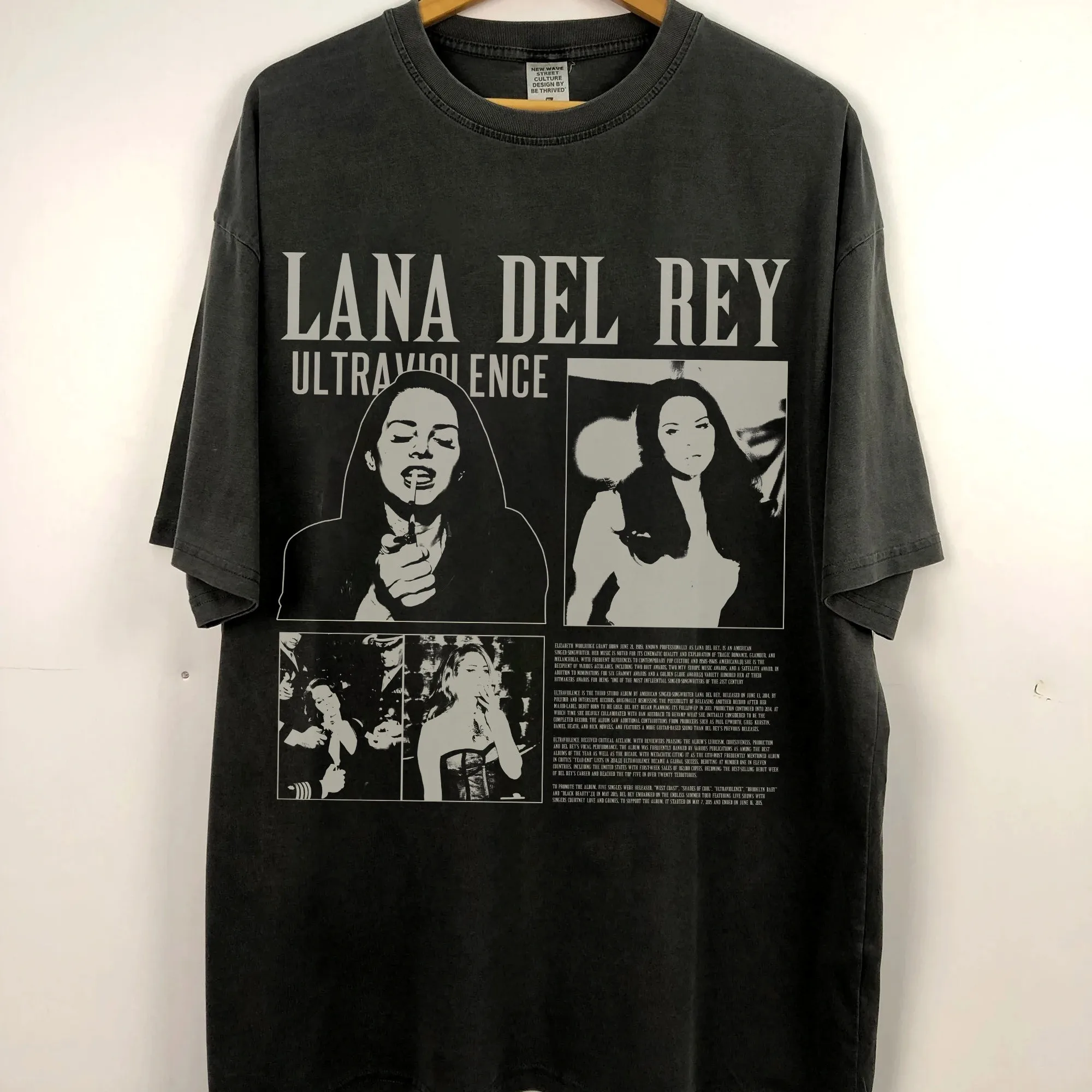 Album Ultraviolence Lyric Lana Del Rey T-Shirt Regalo T-Shirt Unisex