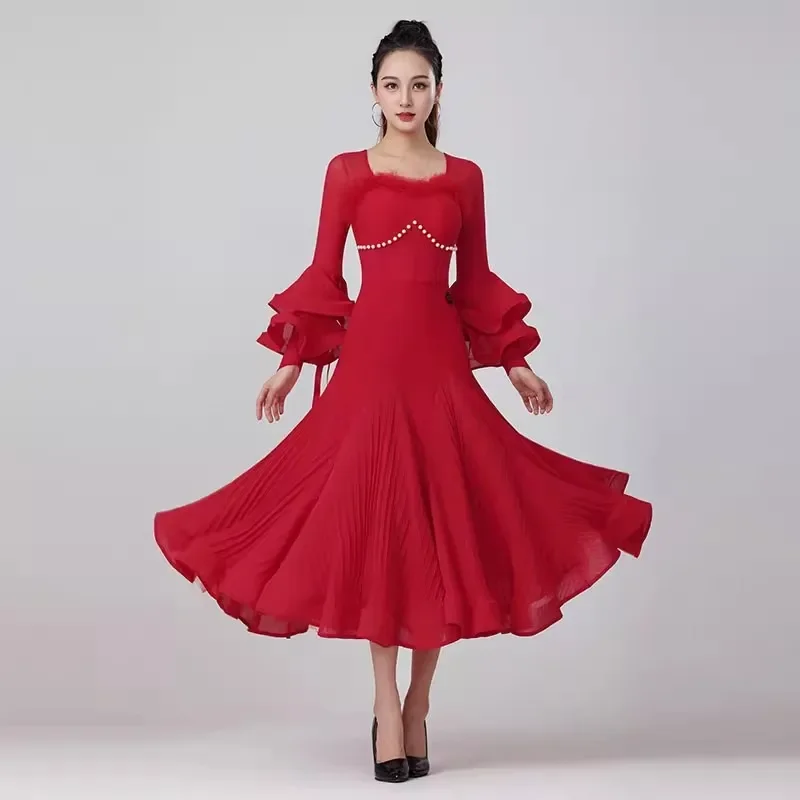 2023 Nuovi Abiti Da Ballo Da Sala Da Donna Eleganti Abiti Da Competizione Valzer Standard Nazionale Costumi Moderni Di Fascia Alta