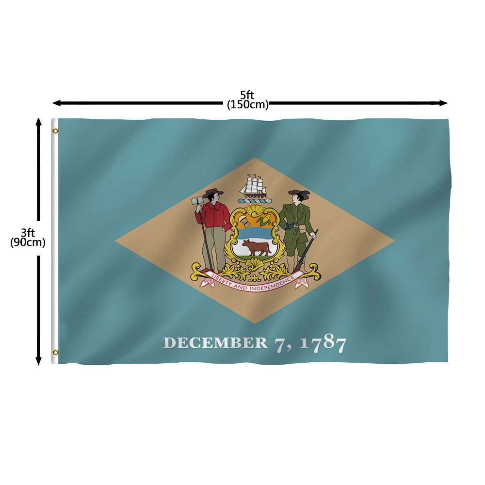 Flagnshow 100% Poliestere Usa America State Of Cardela Flags