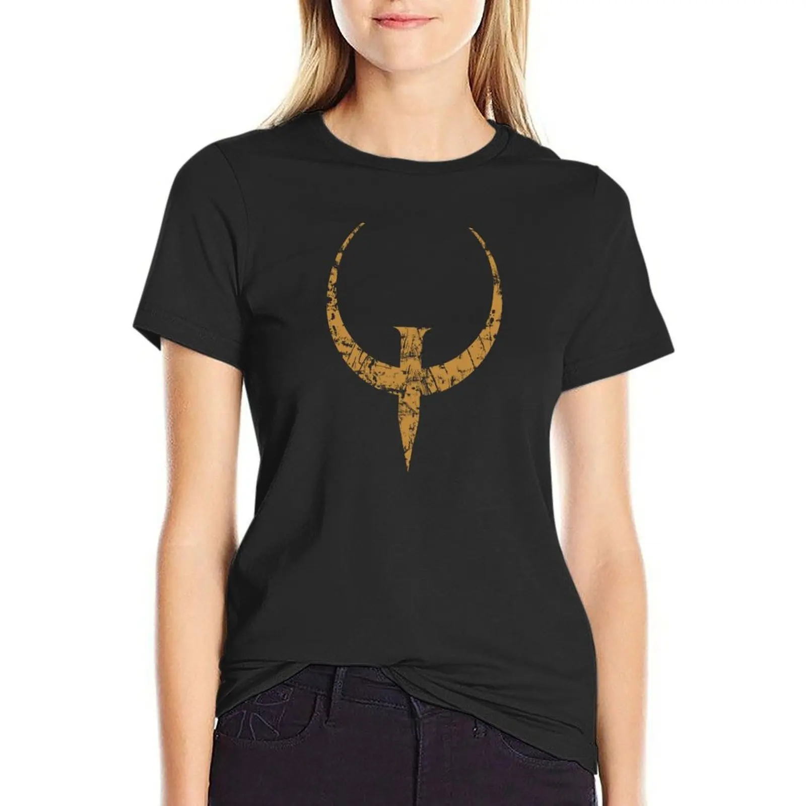 Maglietta Quake - Bronze Magliette Semplici Per Donna Magliette Per Donna T-Shirt Donna