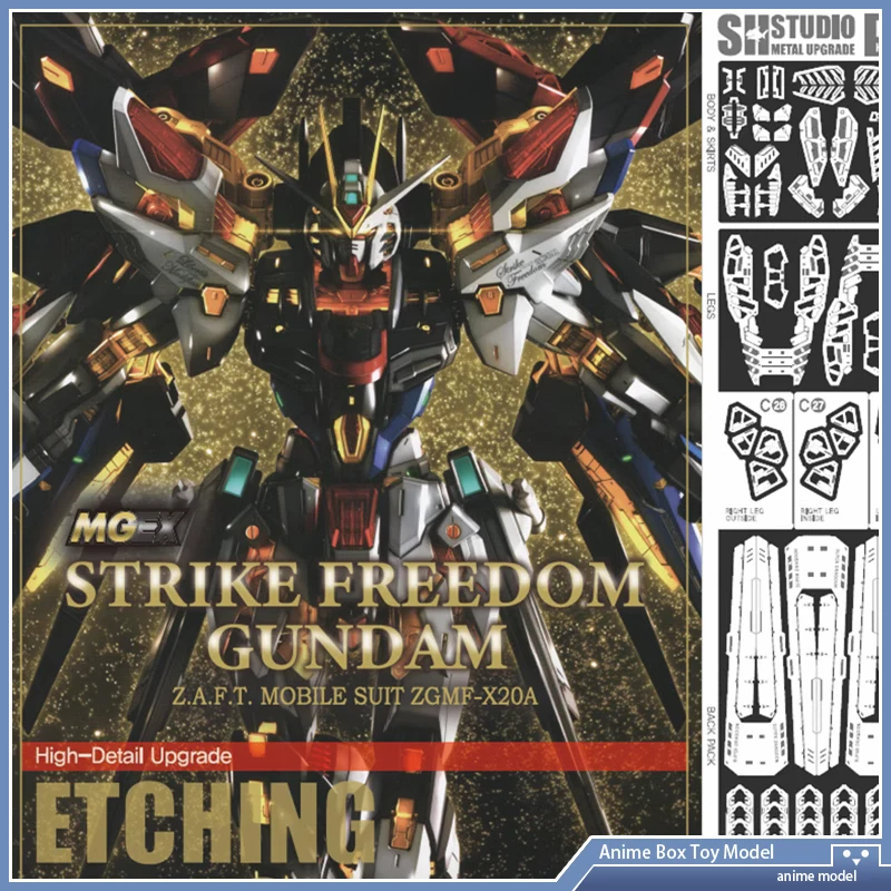 Gundam Sh Studio Mgex 1/100 Strike Freedom Strike Freedom Z. A.F.T Zgmf-X20A Foglio Di Incisione Speciale Accessori Per Modelli Assemblati