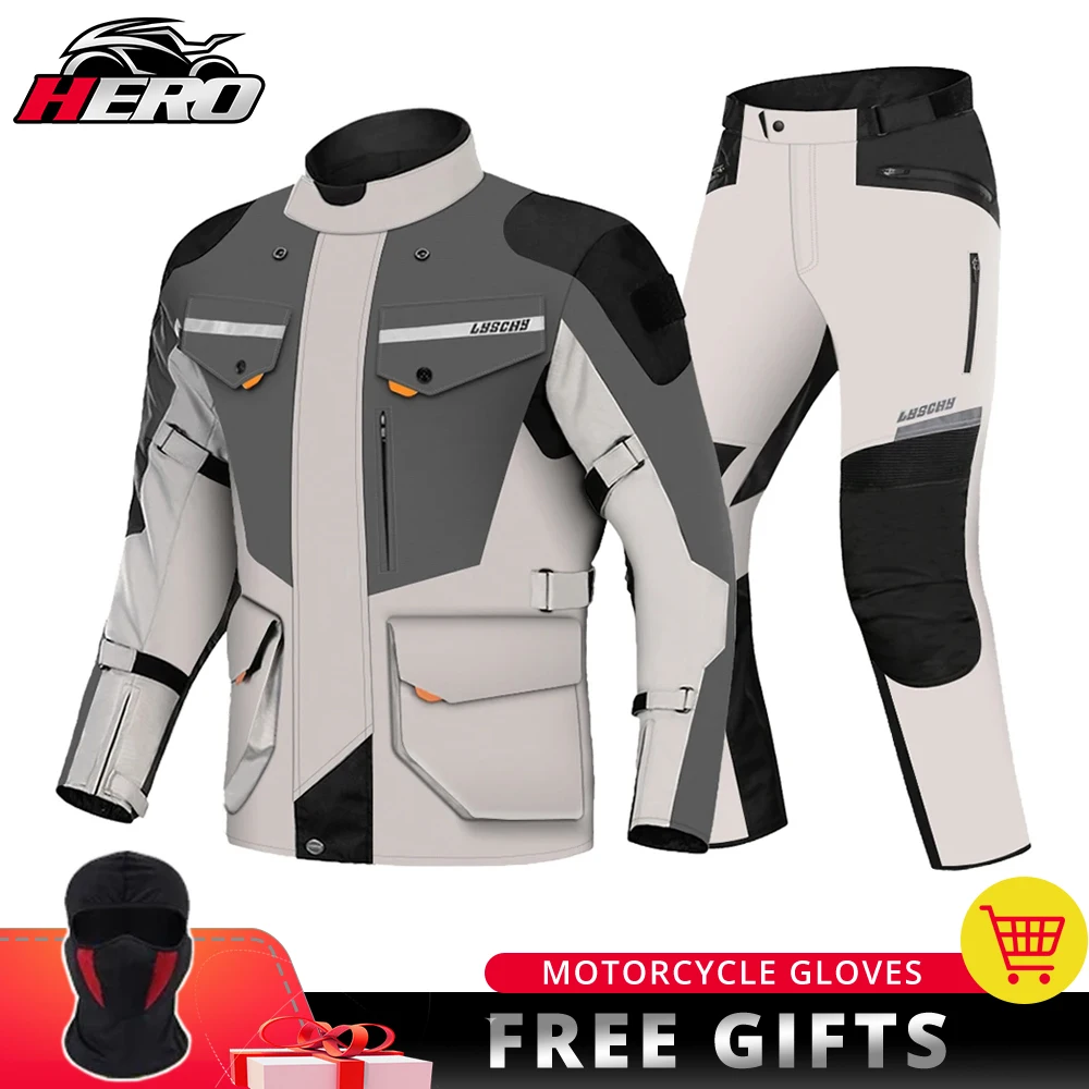 Lyschy Giacca Da Moto Giacca Da Moto Estiva Giacca Da Motocross Protezione Moto Impermeabile Traspirante