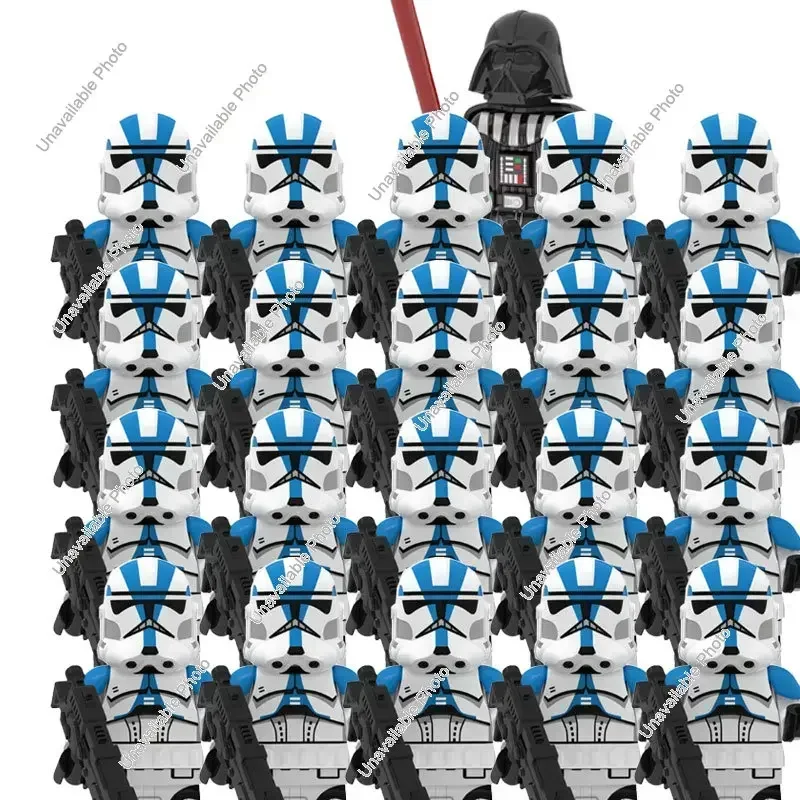 Hot Toys 21Pcs Clone 501St Legion Troopers Wars Xp268 Dah Vader Captain Building Block Brick Star Model Figure Wars Giocattoli Per Bambini