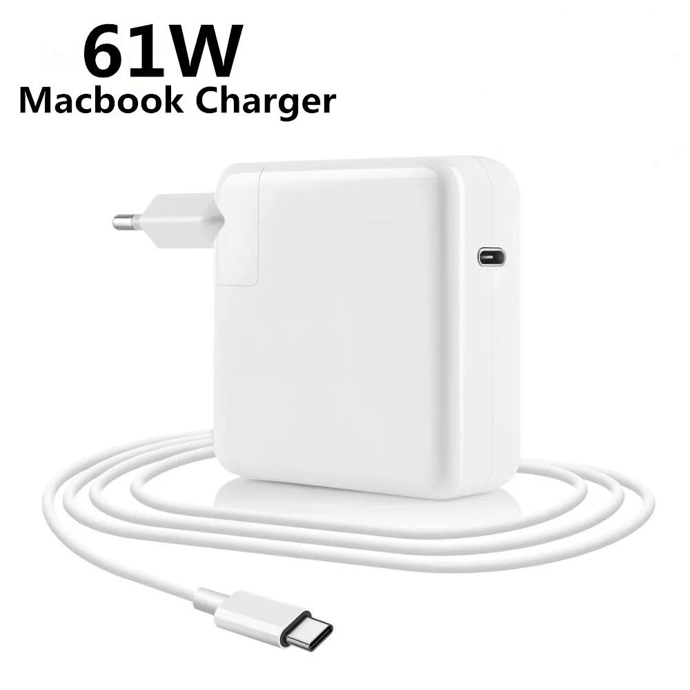 61W Pd Usb-C Tipo C Magsafe 2 Adattatore Di Alimentazione Laptop Notebook Caricabatterie Rapido Per Apple Macbook Pro 13 ''M1 A1718 A1706 A1708