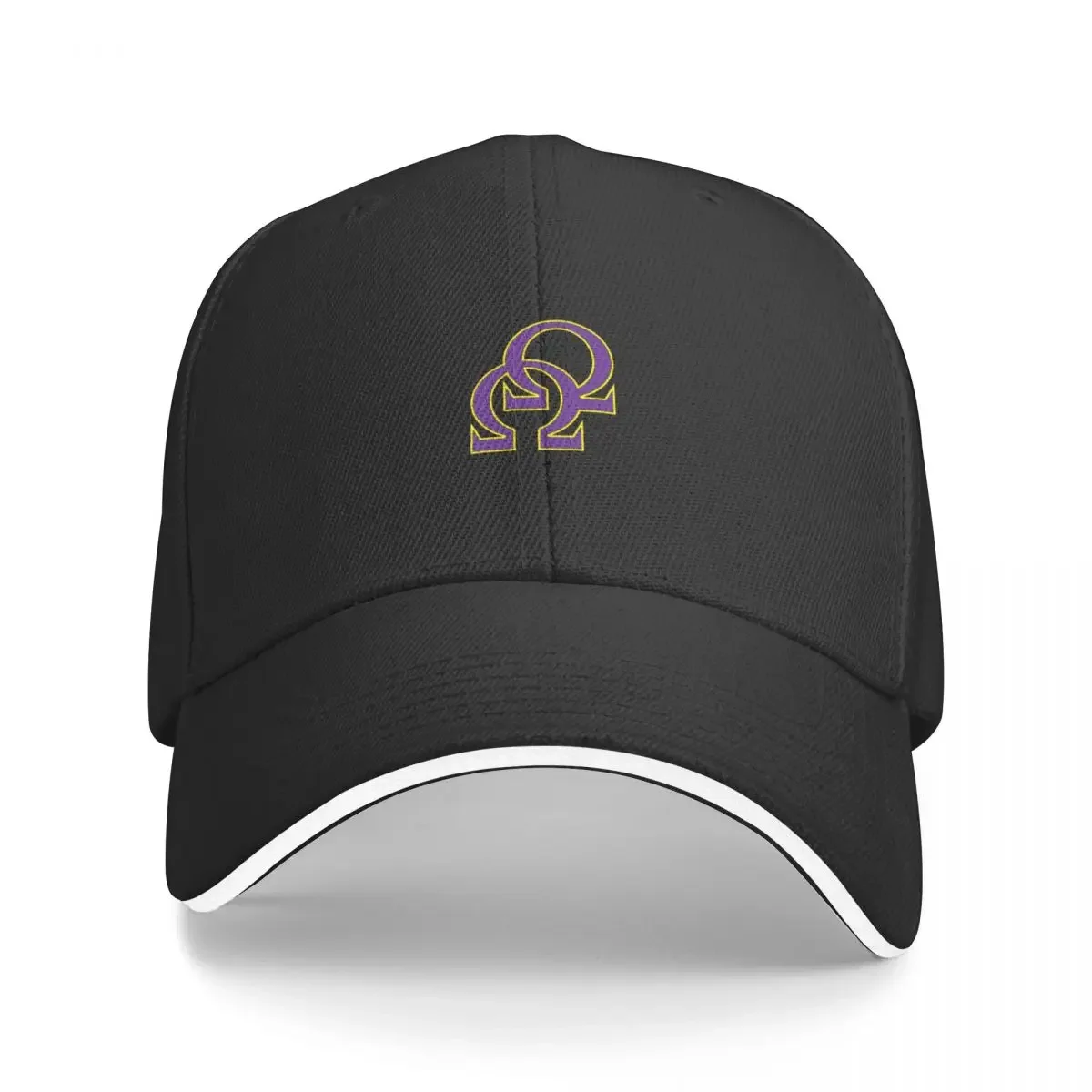 Que Double Omega Purple Gold Psi Phi T-Shirt Lunga Berretto Da Baseball Nuovo Cappello Hip Hop Vintage Protezione Solare Da Uomo Baseball Da Donna