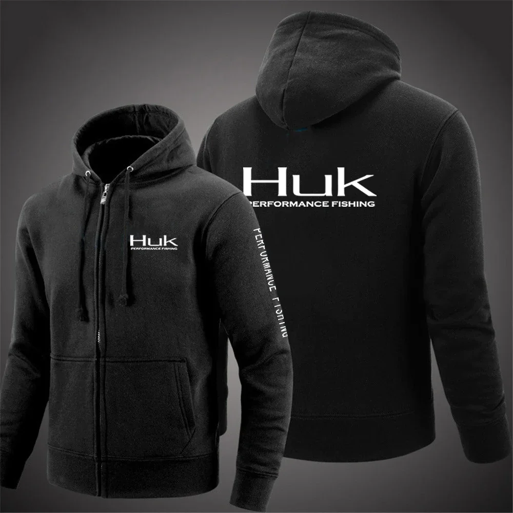 Huk Fishing 2024 Primavera E Autunno Maglione Sportivo Da Uomo Street Fashion Pullover Da Uomo Con Cappuccio Versatile