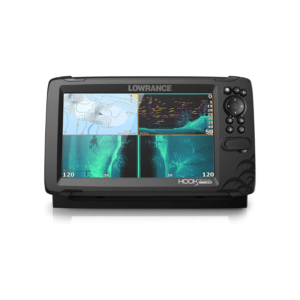 Best Seller Lowrance Hook Reveal Schermo Da 9 Pollici Con Trasduttore E C-Map Opzioni Di Mappa Precaricate