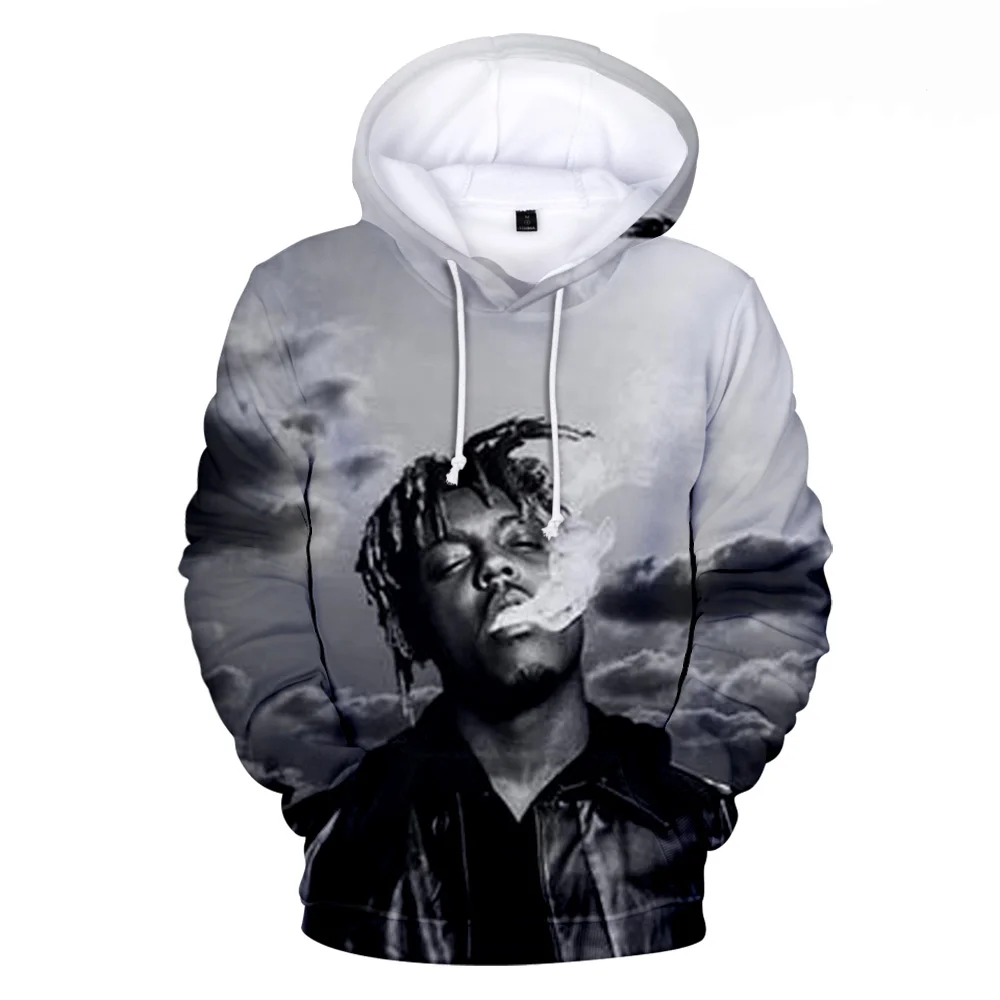 Felpe Con Cappuccio 3D Uomo Juice Wrld Felpa Con Cappuccio Uomo Donna Felpe Casual Harajuku Pullover Rapper Juice Wrld Clothes