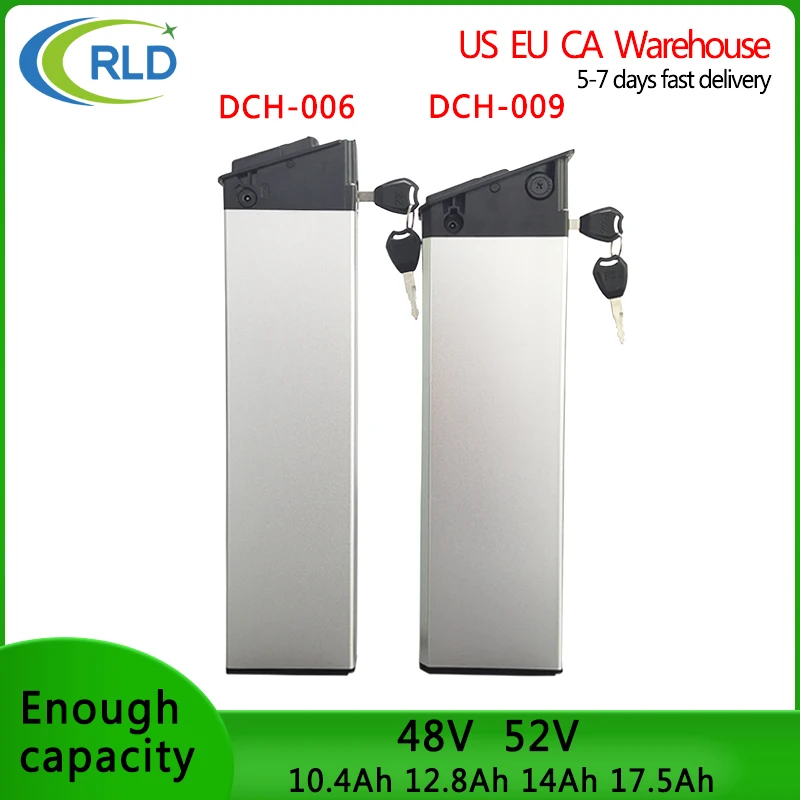 Batteria Ebike Pieghevole 48V 52V Dch-006 Dch-009 10.4Ah 12.8Ah 14Ah 17.5Ah Batteria Per Bici Elettrica Integrata Per Samebike Lo26 20Lvxd