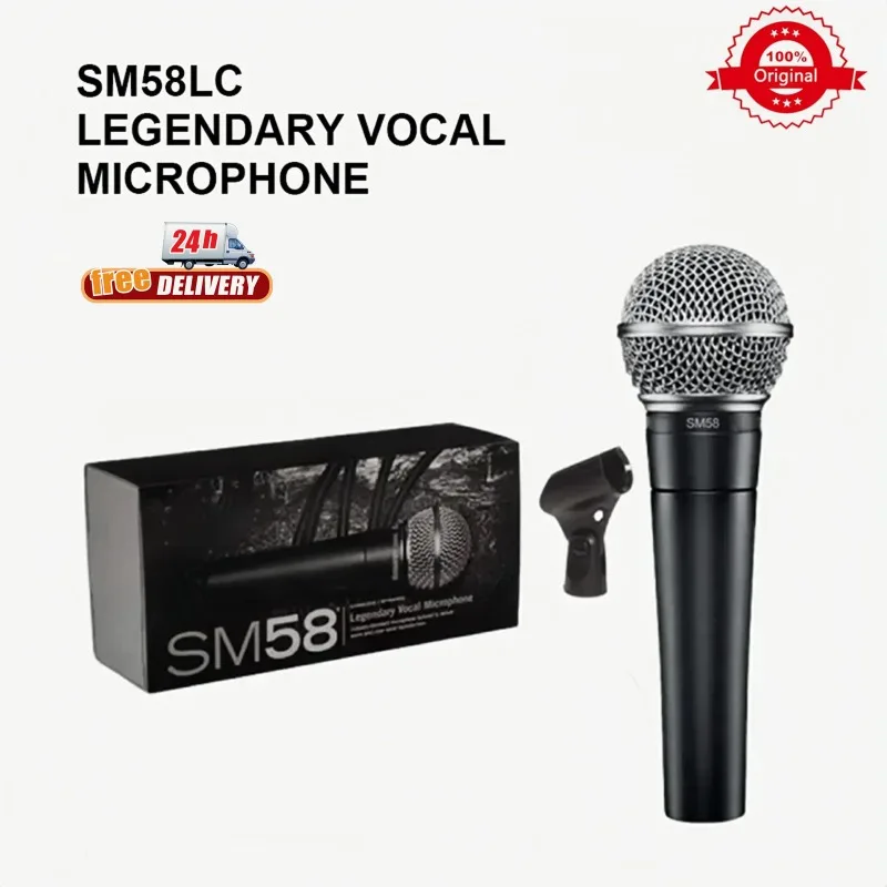 100% Originale S58S Con Trasformatore S58-Lc S58 Microfono Dinamico Vocale Cardioide Per Shure Karaoke Live Vocals Stage Studio Mic