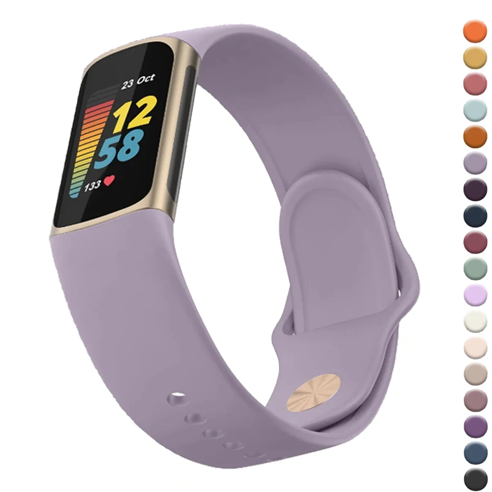 Cinturino Sportivo In Silicone Per Fitbit Charge 5 Cinturino Morbido A 6 Cinturini Per Cinturino Regolabile Fitbit Charge 5 Charge 6 Correa