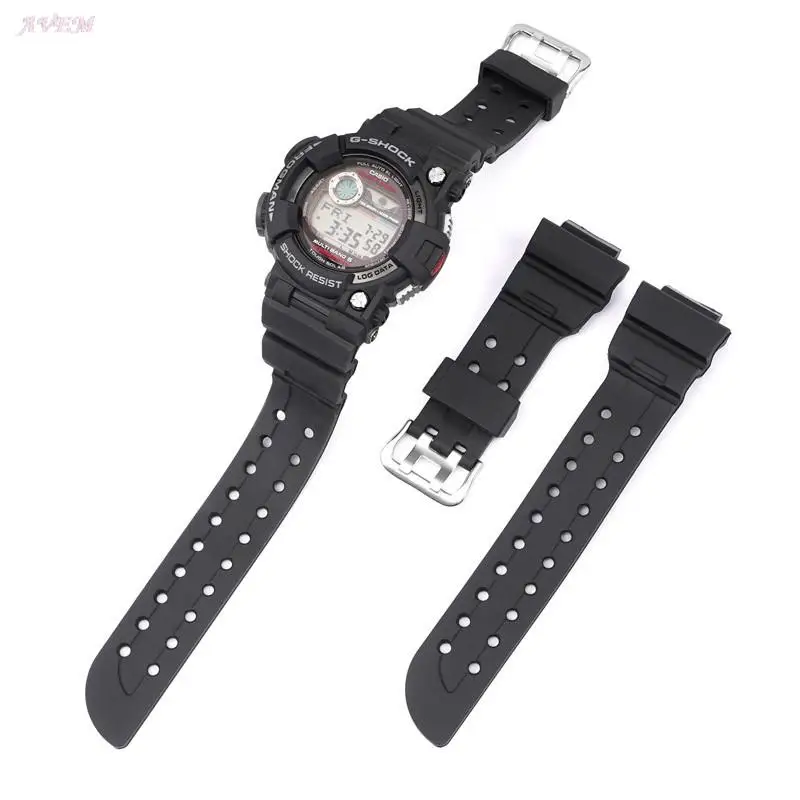 Cinturino Per Casio G-Shock Frogman Gwf-1000 5 Gen Cinturino In Gomma Nera Da Uomo Cinturino Da Polso Impermeabile Sportivo In Silicone Di Ricambio
