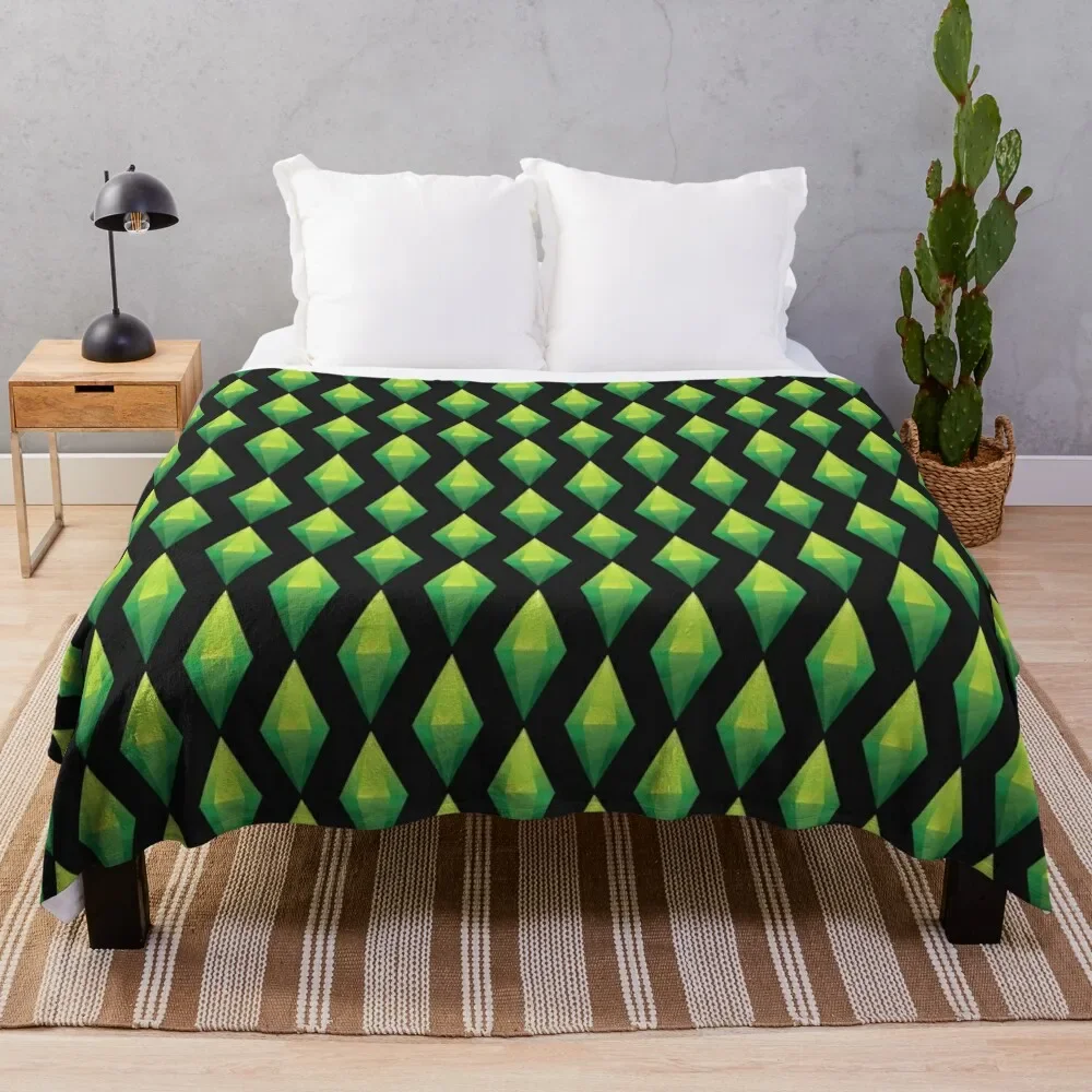 Plumbob - The Sims Coperta Da Tiro Manga Extra Large Throw Soft Big Coperte