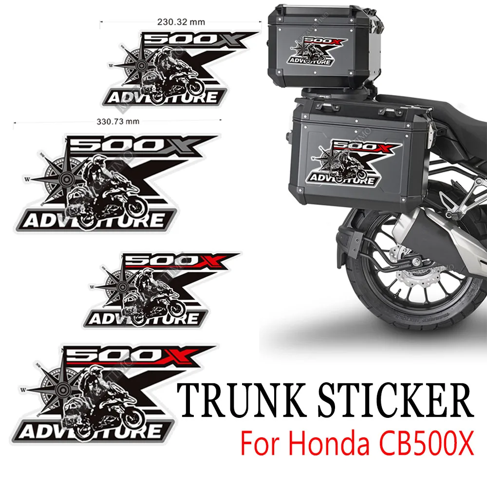 Per Honda Cb500X Cb 500 X 500X Adesivi Decalcomanie Protector Tronco Bagagli Panniers Custodie In Alluminio Emblema