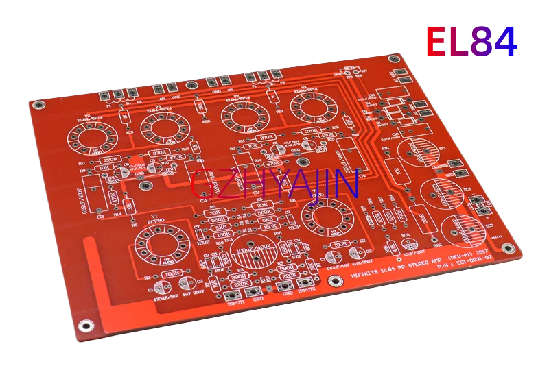 Hifi El84 Amplificatore Per Tubi Stereo Audio N- Pp Amplificatore Push-Pull Pcb Di Qualità Nuda