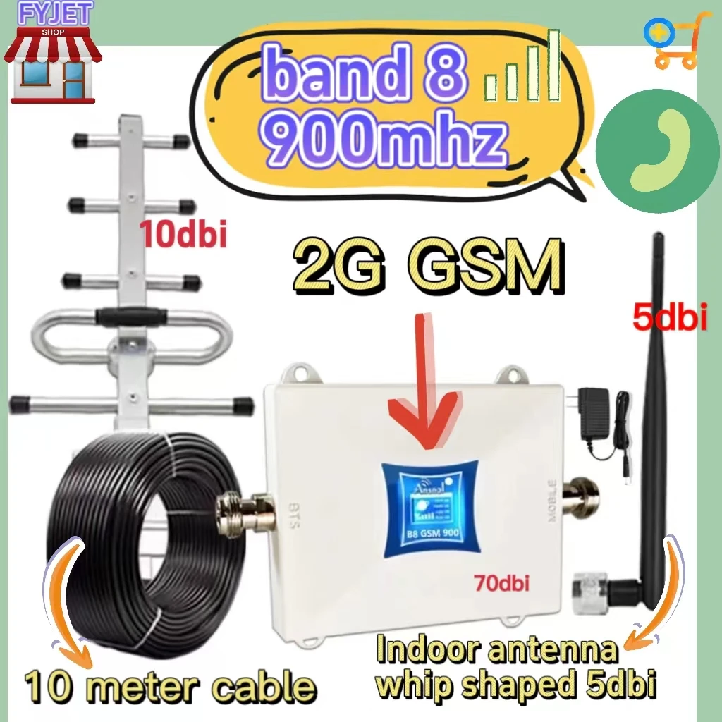 900Mhz Gsm 2G 3G Ripetitore Di Segnale Cellulare Amplificatore Gsm Umts 900Mhz 3G Network Mobile Signal Enhancer