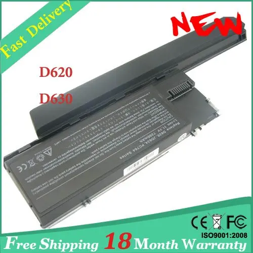 9 Cell Nuova Batteria Del Computer Portatile Per Dell Latitude D620 Latitude D630 Latitude D630 Atg Gd775 Gd776 Gd787