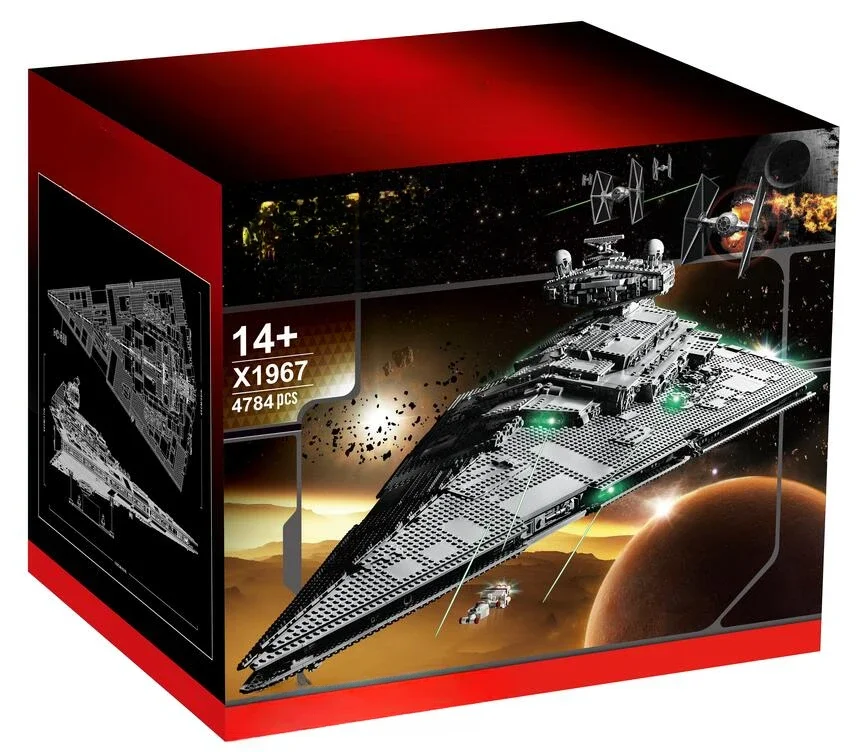 Ucs Imperial Star Destroyer Compatibile 75252 Building Blocks Mattoni Giocattolo Super Great Ultimate Arma Astronave Regali Di Natale