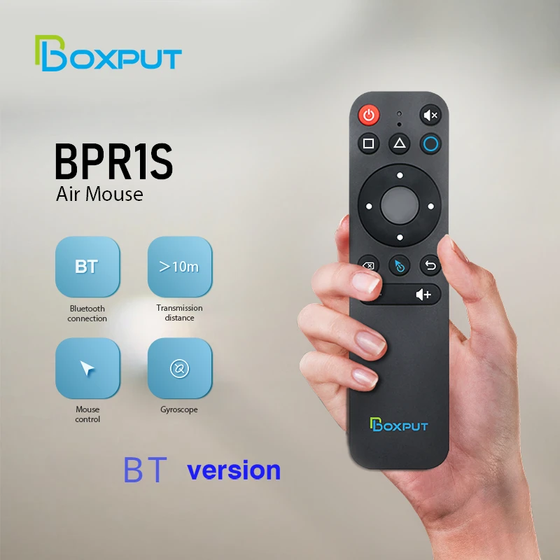 Bpr1 Bt5.0 Wireless Air Mouse Remote Bpr1S Con Giroscopio Voice Ir Learning Remote Controller Per Smart Tv Stick Android Tv Box/Pc