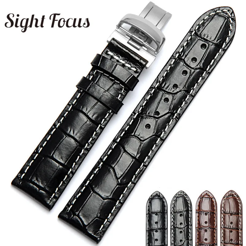 19 Millimetri 20 Millimetri Cinturini Per Tissot Orologio Cinghia Di Cuoio Degli Uomini 1853 Le Locle Prc200 Pr100 T065 Cinghia Di Cuoio Maschio Bracc