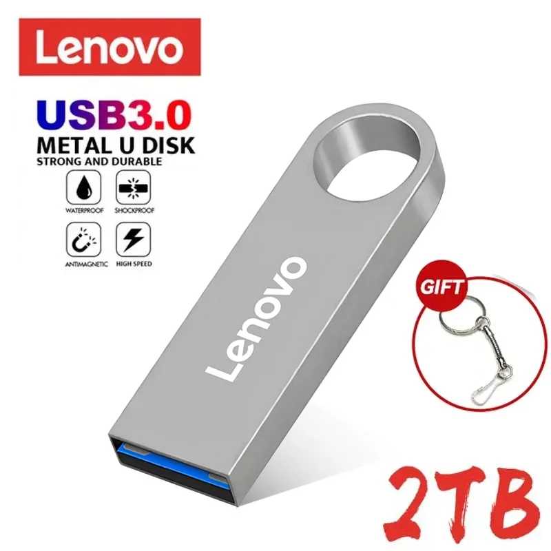 Lenovo Usb 3.1 Full Capacity 2Tb Usb Memory Flash Drive 1Tb Super Tiny Pen Drive Ad Alta Velocità 512Gb Pendrive 2Tb Per Laptop/Tablet