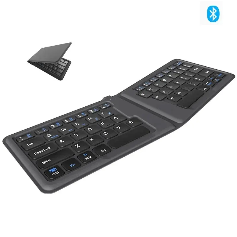 Mini Tastiera Bluetooth Tastiera Pieghevole Wireless Tastiera Bluetooth Ricaricabile Compatibile Con Mac Windows Android Pc