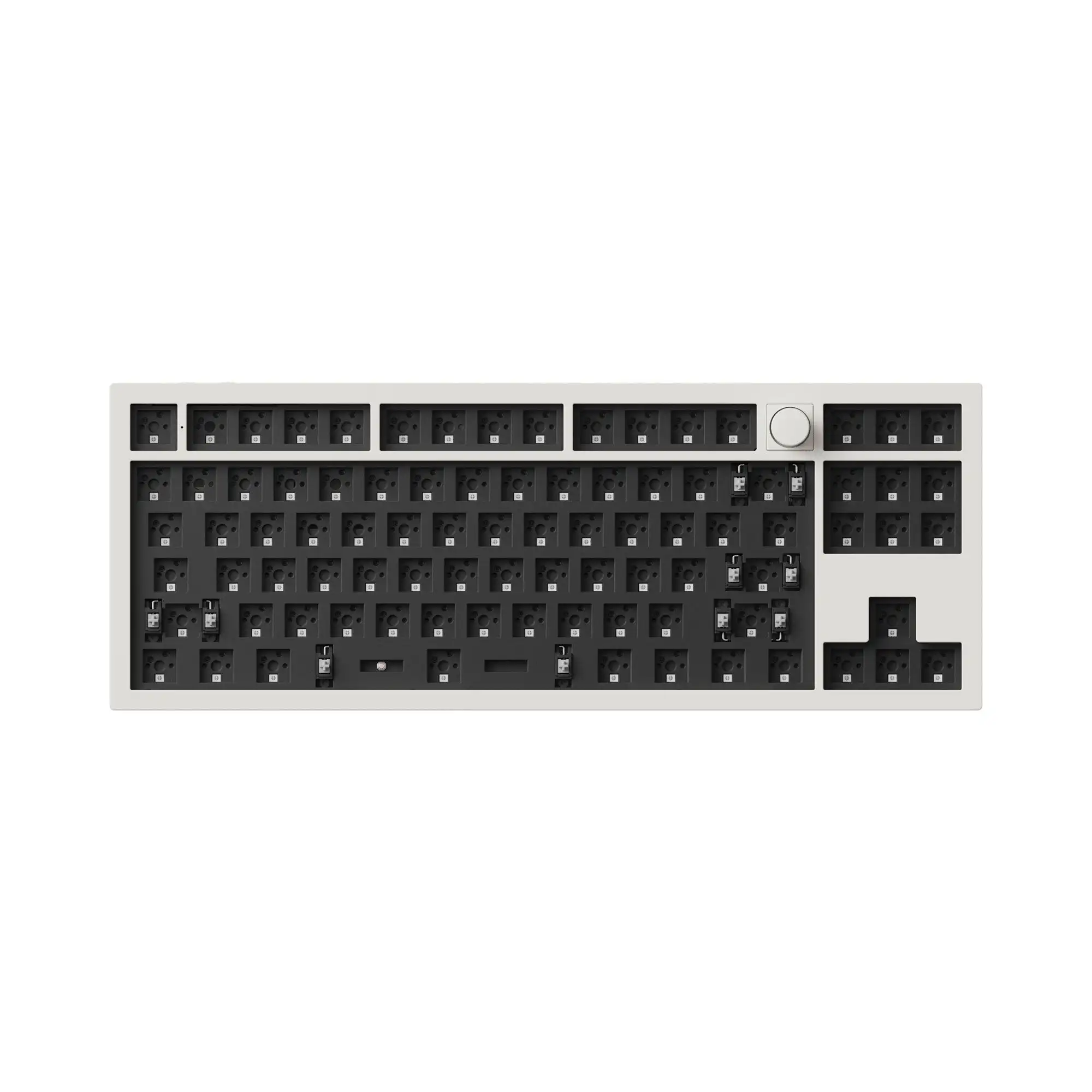 Keychron Q3 Max Barebone Manopola Versione Qmk/Tramite Tastiera Meccanica Personalizzata Wireless Per Mac Windows Linux
