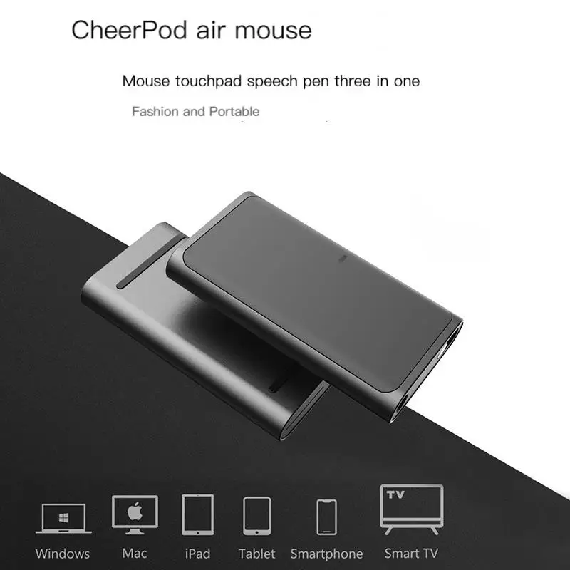 Youpin Cheerdots Air Mouse Touch Pad Wireless Bluetooth Speech Penna Laser Mouse Mobile Per Windows/Mac/Ipad/Tablet/Smart Tv Phone