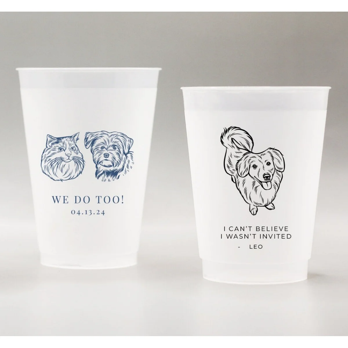 Tazze Antigelo Infrangibili Personalizzate Per Animali Domestici, Tazze Personalizzate Per Bomboniere Per Animali, Decorazioni Per Matrimoni E Eventi 