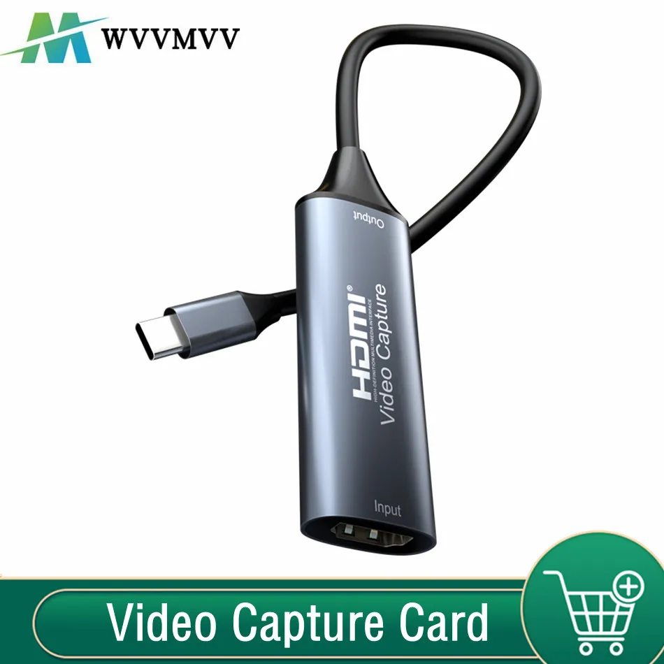 Hdmi A Usb 2.0 Usb 3.0 Usb-C Video Grabber Box 4K 30Hz Hdmi Video Capture Card Per Macbook Ps4 Pc Game Dvd Camera Recording