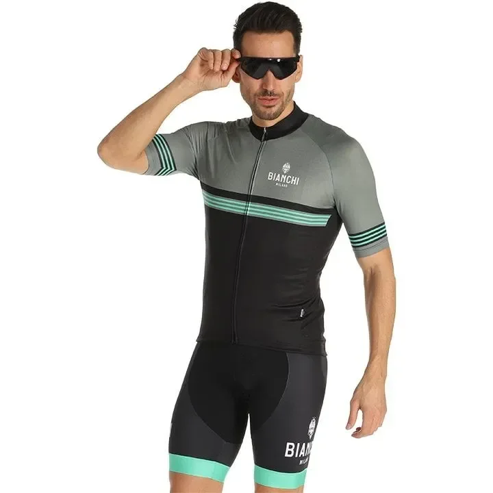 New Summer Cycling Jersey Bavaglino Manica Corta Set Corto Maillot Ciclismo Mtb Strap Ciclismo Bicicletas Abbigliamento Bici