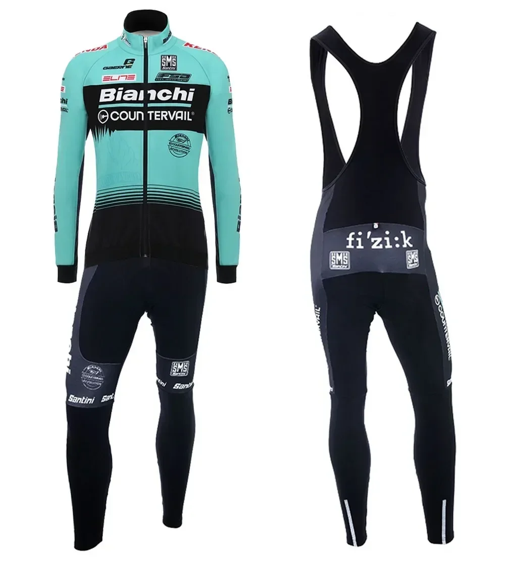 2024 Countervail Manica Lunga Ciclismo Jersey Bavaglino Pantaloni Abbigliamento Bici Racing Maillot Ciclismo Traspirante Set Di Abbigliamento Per Bici